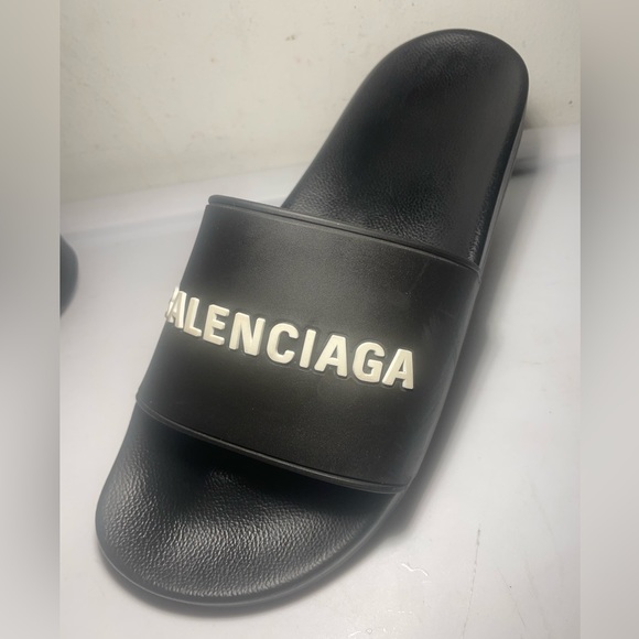 BALENCIAGA shoes / BALENCIAGA Pool side sandals sz 10 made in italy - Picture 11 of 12
